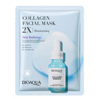 20 Stück BIOAQUA Centella Collagen Gesichtsmaske VC Feuchtigkeitsspendende Erfrischende Tuchmasken Hyaluronsäure Gesichtsmaske Hautpflegeprodukte