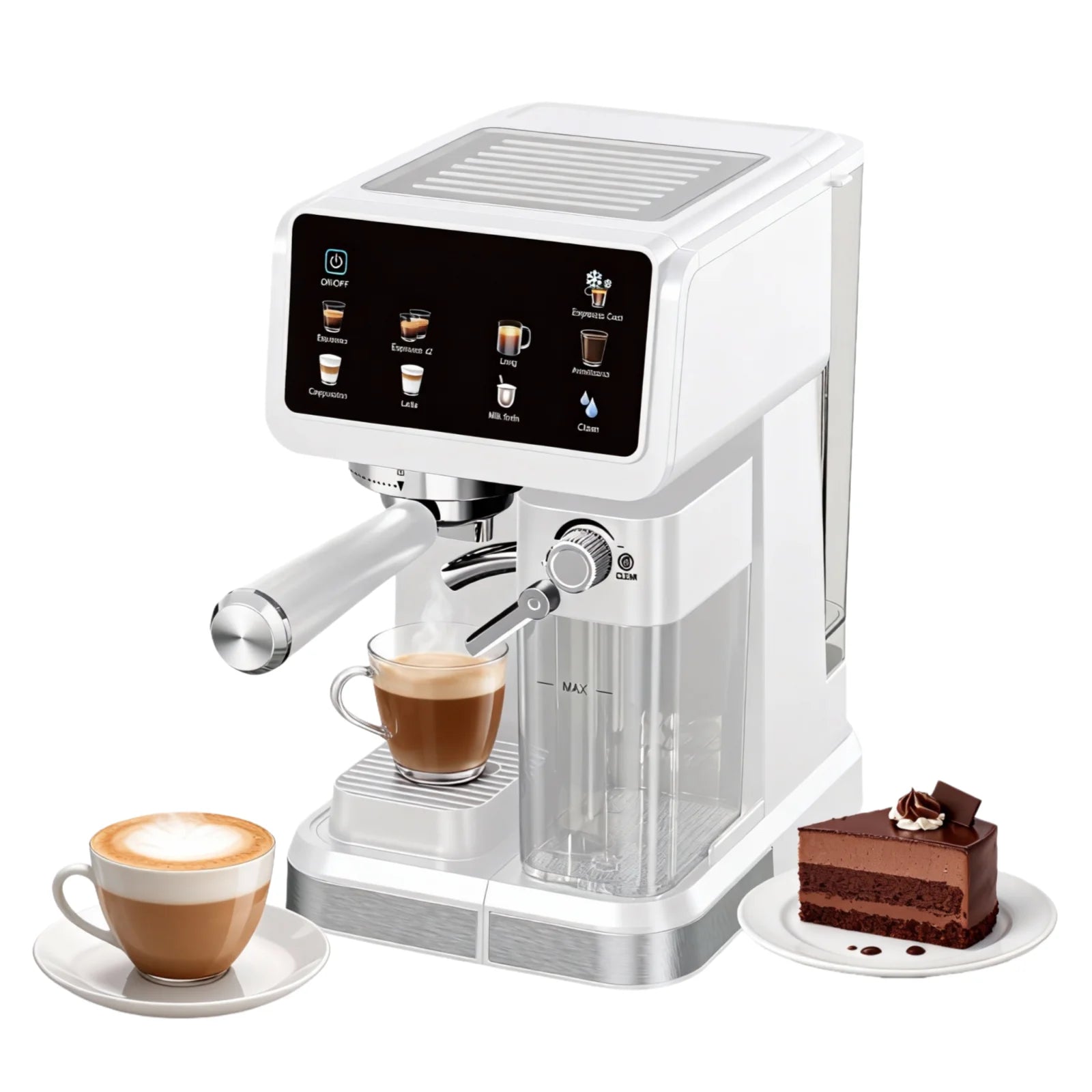 20 Bar Espresso machine with Automatic Milk Foaming System, All-in-One coffee maker machine for Latte, Cappuccino & Cold Brew Hauptbild