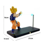 DRAGON BALL Son Goku Kamehameha Nachtlampe Schreibtisch-Dekorationsmodell Nacht Anime umgebende Kinderspielzeuge Geburtstagsgeschenk