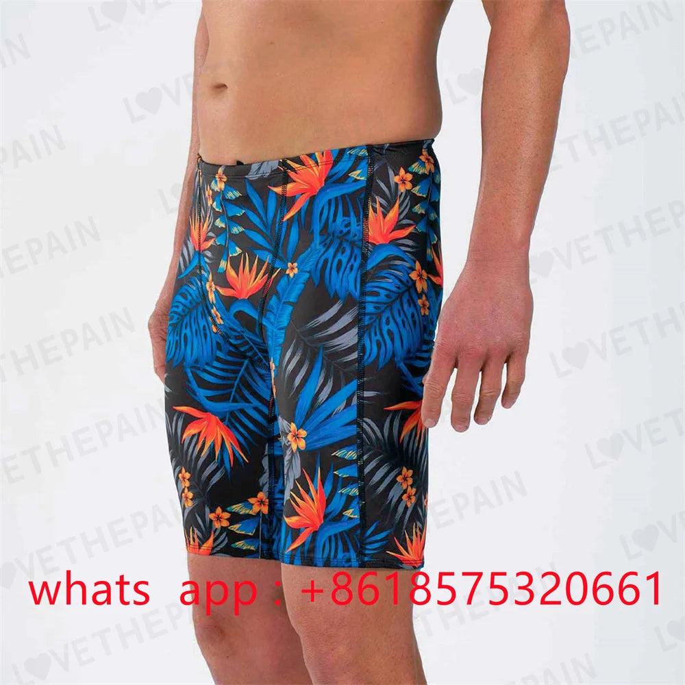 Zootekoi Herren Badehose Trainings-Badeshorts Strand-Badehose Schwimmhose Jammer Sommer Sport Surfhose Shorts 2024 Hauptbild
