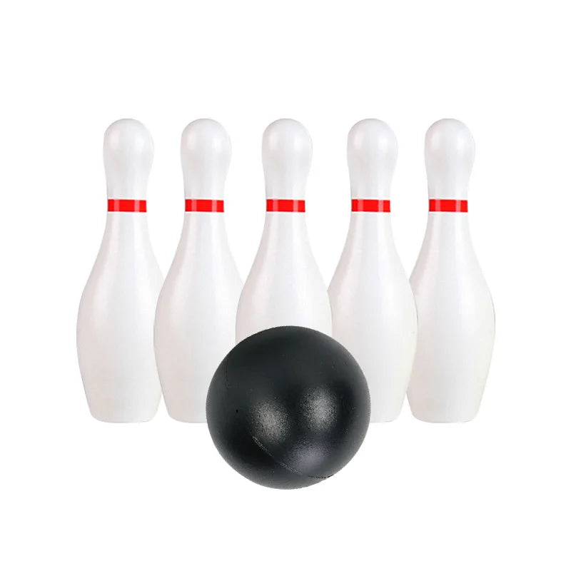 Kinder Bowling Set Familie Indoor Ball Partyspiel Sportspielzeug Bälle Pins Bowling Spielzeug Plastik Lustiges Bowling Set Kinderspiel TMZ