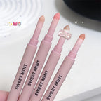 Doppelseitiger Lying Silkworm Eyeliner Pencil Diamond Glitter Matt Aegyosal Pen Aufhellende Creme-Lidschatten-Highlighter-Augen-Make-up
