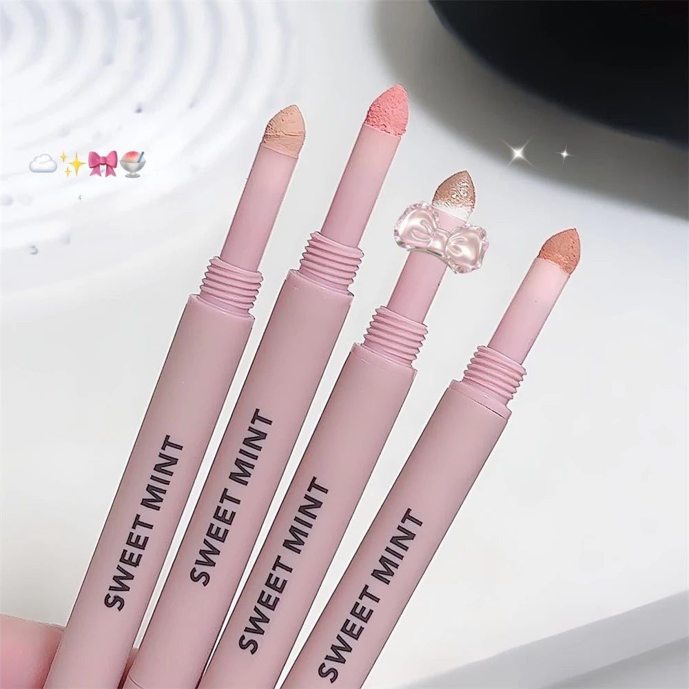 Doppelseitiger Lying Silkworm Eyeliner Pencil Diamond Glitter Matt Aegyosal Pen Aufhellende Creme-Lidschatten-Highlighter-Augen-Make-up