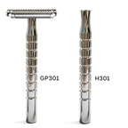 Shavcooo Glide Pro 4D Edelstahl Sicherheitsrasierer Umweltfreundlicher Dual-Halb-Rasierer für Herren und Damen Geschenkset mit Reiseetui