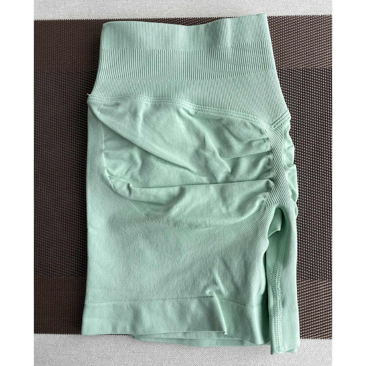 TKITK Shorts Nahtlose Yogahosen Damen Fitness Outfits Shark Bite Shorts für Fitnessstudio Laufen Radfahren Leggings