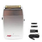 11000 U/min POP Barbers P620 Professioneller elektrischer Herren-Barttrimmer Doppelfolienrasierer Elektrorasierer USB-Haarschneidemaschine