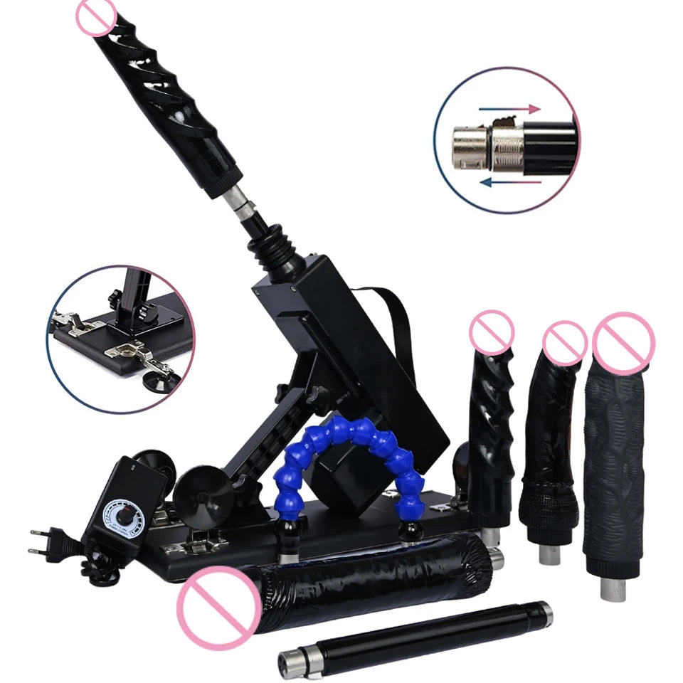 ROUGH BEAST Sexmaschine für Frauen und Männer mit Dildoaufsatz, automatische Masturbationsmaschine, 3XLR-Anschluss, Sexspielzeugprodukte Hauptbild