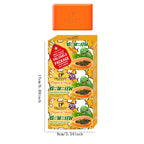 3 Stück Papaya-Seife Reinigende und feuchtigkeitsspendende handgemachte Seife zum Baden, Gesichtwaschen und zur Hautbefeuchtung