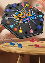 Kinder Seilknoten Puzzle Brettspiel Farbige Linie Gedrehte Verbundene Seile Logik Denkspiel Tischspiel Eltern Kind Interaktives Spielzeug