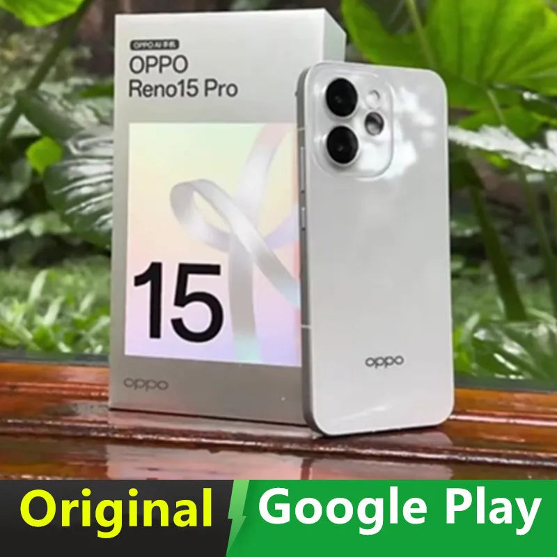 Original Oppo Reno 15 Pro Telefon 6500mAh großer Akku IP69 wasserdicht Dimensity 8450 6.78" AMOLED 200MP Kabelloses Laden Auf Lager