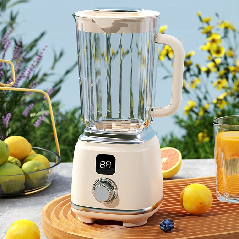 Elektrische Orangenpresse Tragbarer Zitrusentsafter Fruchtsaftpresse Fruchtfleischabscheider Entsafter USB-Ladefunktion 600 ml Smoothie-Mixer