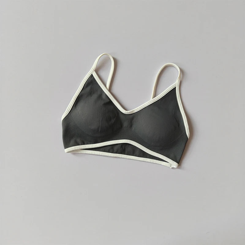 2-TEILIGER Yoga-Anzug Nahtlos mit Brustpolster Enge Sport-BHs und High-Waist-Shorts zum Draußen Tragen, Laufen, Training, Fitness, Yoga-Set