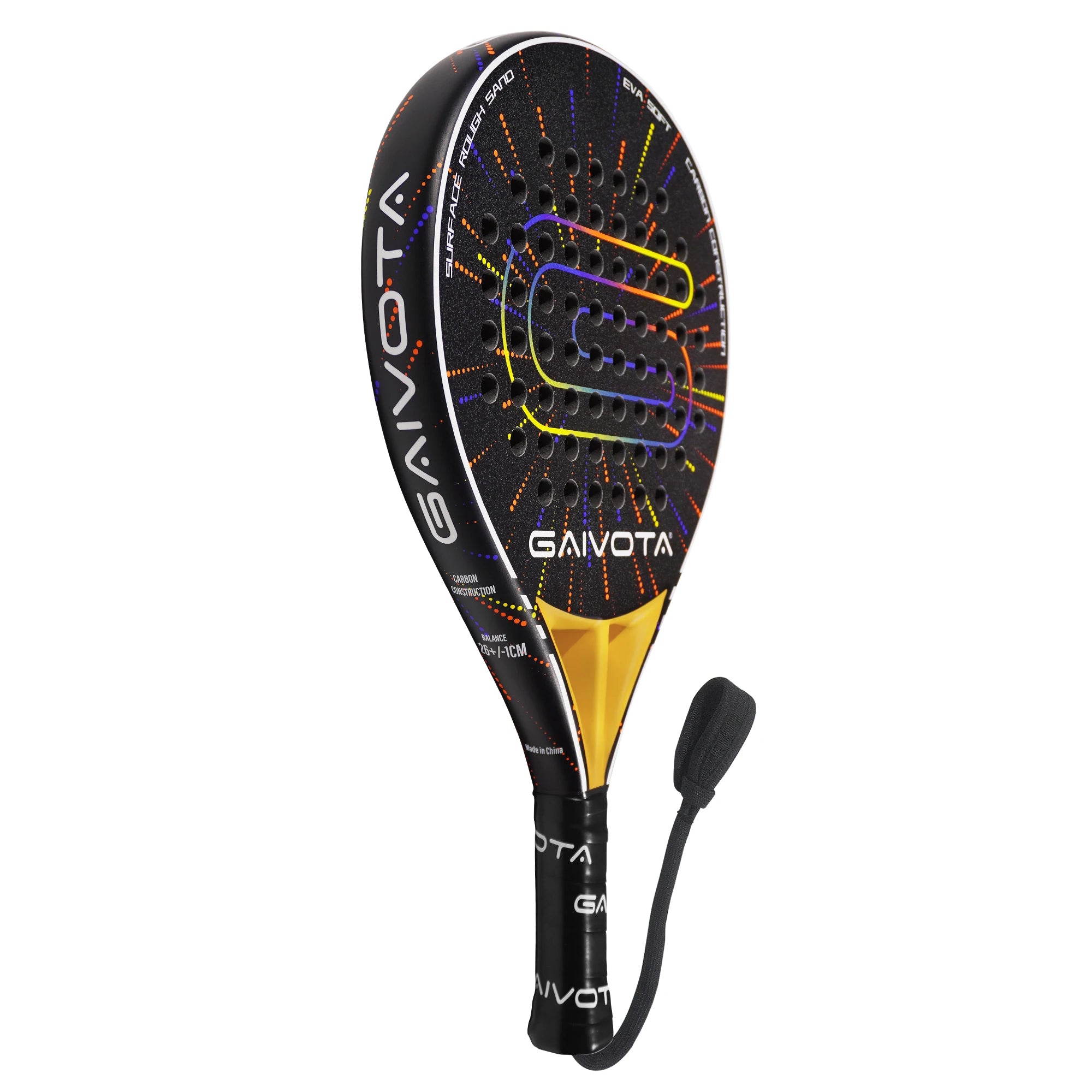 GAIVOTA 2026 neues Debüt PX30 Padel Tennisschläger Karbonfaser-Oberfläche EVA-Memory-Schaum-Kern Padelschläger