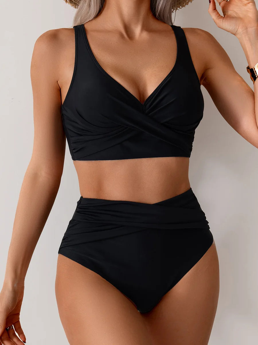 Sommer Sexy Bikinis Push Up Badeanzüge Damen Bademode für Frauen Strand Bademode Badeanzüge High Waist Bikini Set Pool Bather
