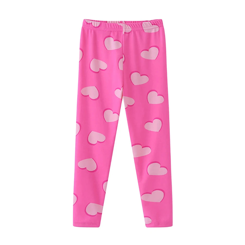 3/4-piece Autumn/Winter Children's Multi-color Combination Fashionable Slim Fit Leggings For Girls Sports And Casual Warm Pants