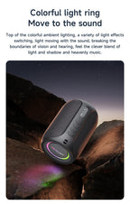 ZEALOT-S32PRO Tragbarer Bluetooth 5.2 Lautsprecher Outdoor Wasserdichter Kabelloser TWS Mini-Säulenlautsprecher Outdoor TF-Karten Boombox