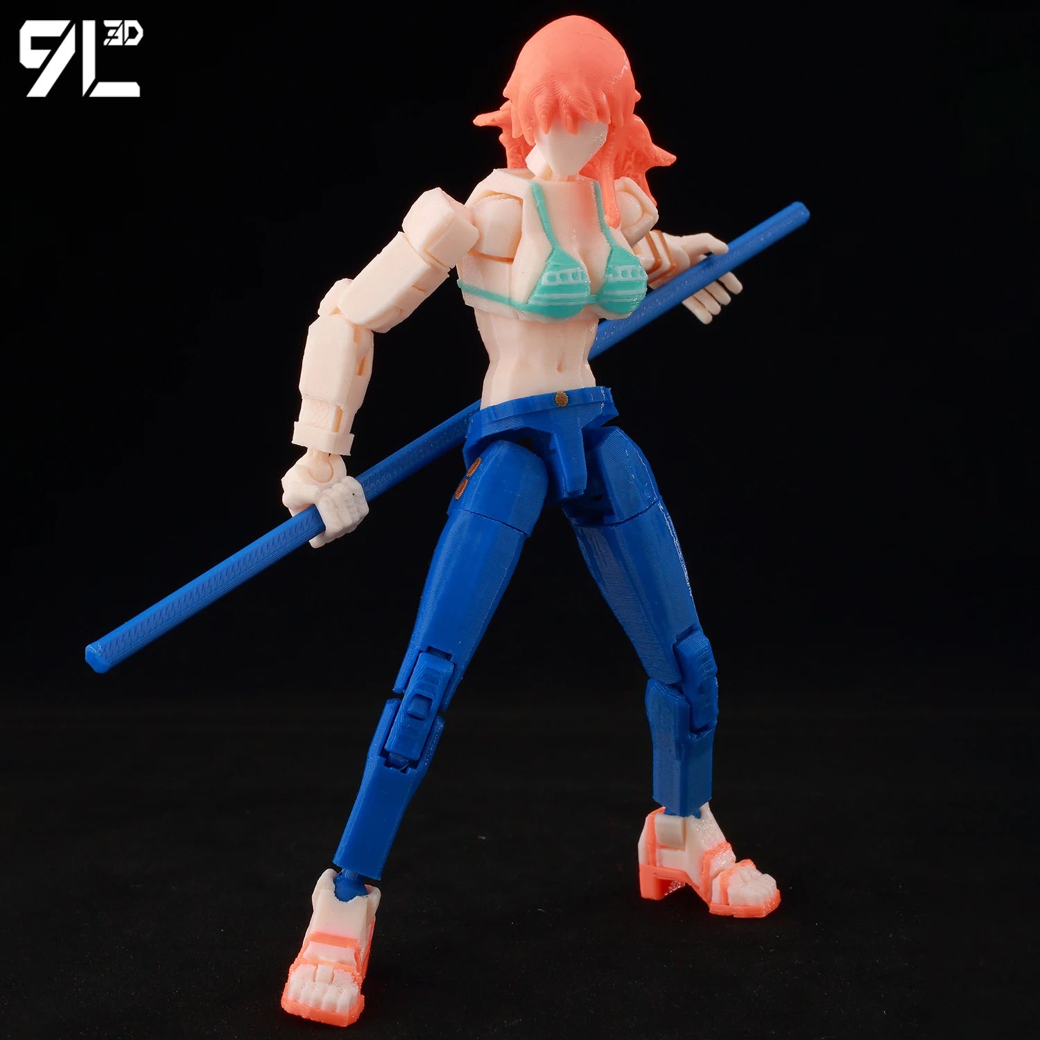 9L3D Gedruckte Anime One Piece Naruto Demon Slayer Dummy13 Lucky T13 Bewegliche Shapeshift Actionfiguren Mannequin Spielzeug Sammlerstücke