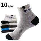 5Pairs Bamboo Fiber Summer Spring Men Socks Breathable Cotton Sports Sock Breathable Deodorant Business Socks Plus Size 39-45