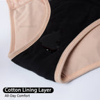 3 Stk./Set Menstruationshöschen Damen sehr starke Blutung Menstruationsunterwäsche High Waist Auslaufsicher Period Panties für Mädchen Set