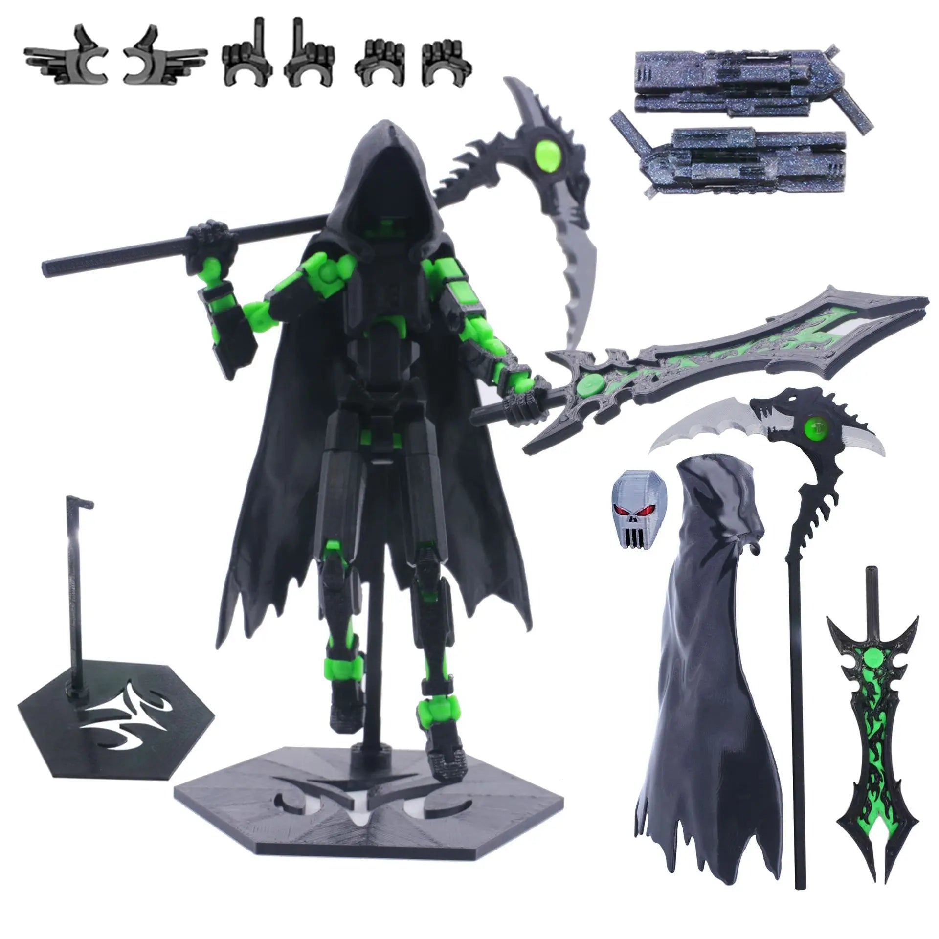 T13 Actionfigur, 3D-gedruckt, mehrgelenkig, beweglich, Titan 13 Lucky Dummy Nova Roboter-Actionfigur, Desktop-Montage, fertiges Geschenk