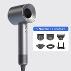 1600W Professioneller Haartrockner mit Negativ-Ionen, 220V, ohne Rotorblätter, Hochgeschwindigkeits-Haartrockner für den Haushalt, Salon-Stil-Werkzeug