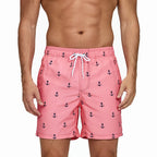 Escatch Schnelltrocknende Sommer Badeshorts für Herren, Beach Boardshorts, Badehosen für Männer, Schwimmhosen, Herren Sportbekleidung, Strandmode, Fitness Übergrößen