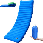 Extra dickes, 10 cm hohes Camping-Schlafpolster, selbstaufblasende Outdoor-Campingmatten, miteinander verbindbares Schlafpolster zum Wandern und Angeln