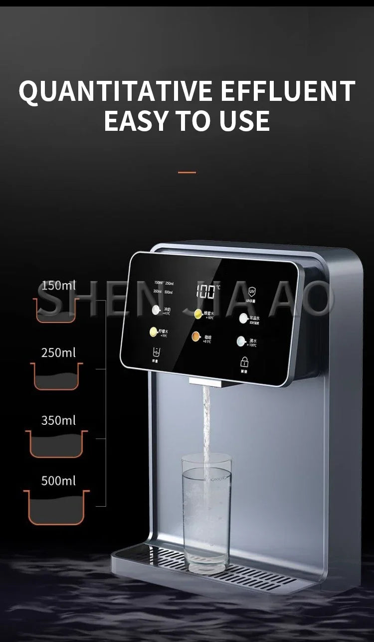Wandmontierter Instant-Warmwasserspender UV-Sterilisation Quantitative Wasserausgabe 100℃ Wasserkocher Smart Dispenser für Zuhause