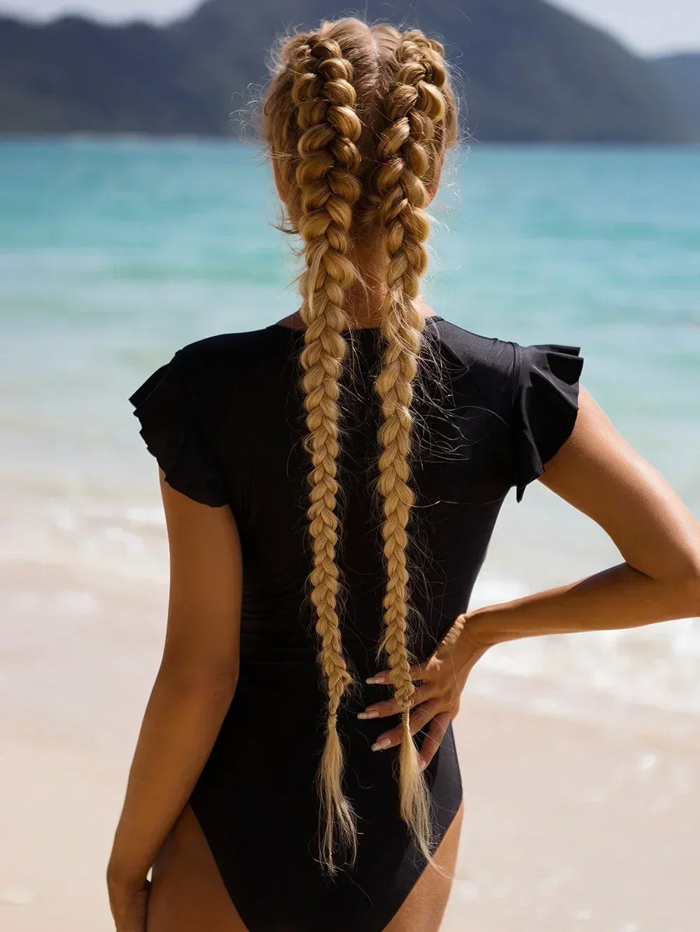 2024 Mode Kurzes Kleid Einteiliger Badeanzug Reißverschluss Badeanzug Sexy Bikini Damen Verdickte Bedruckte Badebekleidung Strandmode Sommer