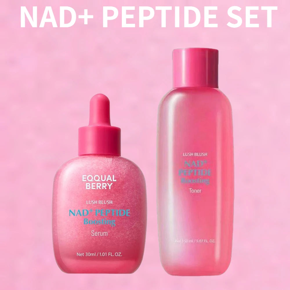 EQQUALBERRY ALOE PDRN & NAD PEPTIDE Skin Kit - HYALTOIN Serum, Bakuchiol Plump Calming Toner Serum Korean Daily Skin Care Main image