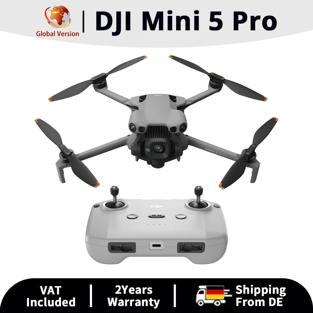 DJI Mini 5 Pro Ultraleichte & Faltbare Drohne 4K/60fps HDR-Videokamera-Drohne Unter 250g Erweiterte Akkulaufzeit Hauptbild