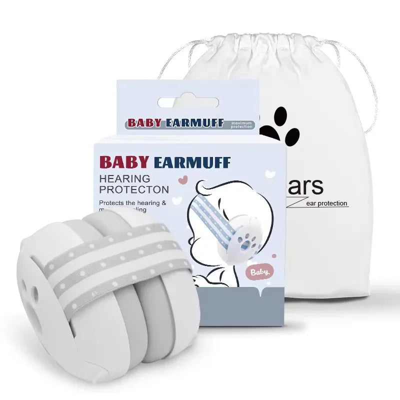 Baby-Kopfhörer mit Geräuschunterdrückung, Schlaf-Schalldämmung, Sicherheit, Lärmreduzierung, Ohrenschützer für Babys mit rutschfestem Band