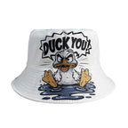 Cartoon Youthful Cool Novelty animal cow frog duck fisherman hat Outdoor Leisure Sunscreen Sun Hat Men Women bucket hats