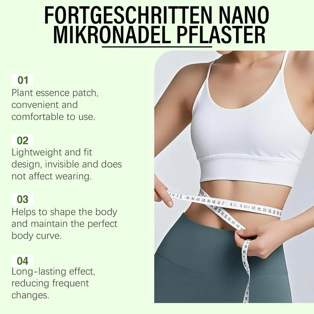2026 Der neueste Nano-Microneedle-Straffungssticker – Moringa- und Curcumin-Extrakt, Hautstraffung, Fettmanagement für Frauen und Männer