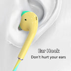 3.5mm Kabelgebundene Kopfhörer mit Bass In-Ear-Stereo-Kopfhörer Musik Sport Gaming Headset mit Mikrofon für Xiaomi IPhone Huawei Samsung