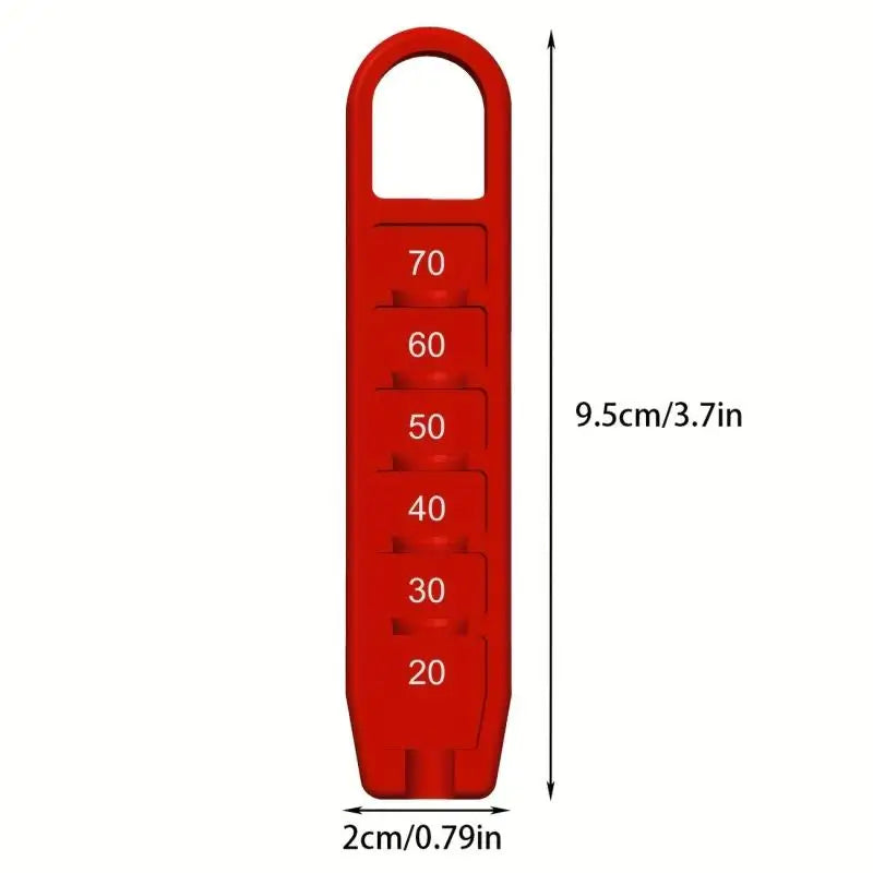 Golf Tee Elevator 3D Gedruckter Golf Tee Höhenmesser Tragbarer Tee Höhenversteller Präzise Platzierung bei 20-70mm Geschenk für Golfer