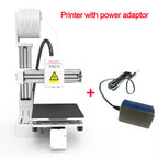 EasyThreed 3D-Drucker Einsteigermodell, kompatibel mit PLA- und TPU-1,75-mm-Filament, inklusive Netzadapter.