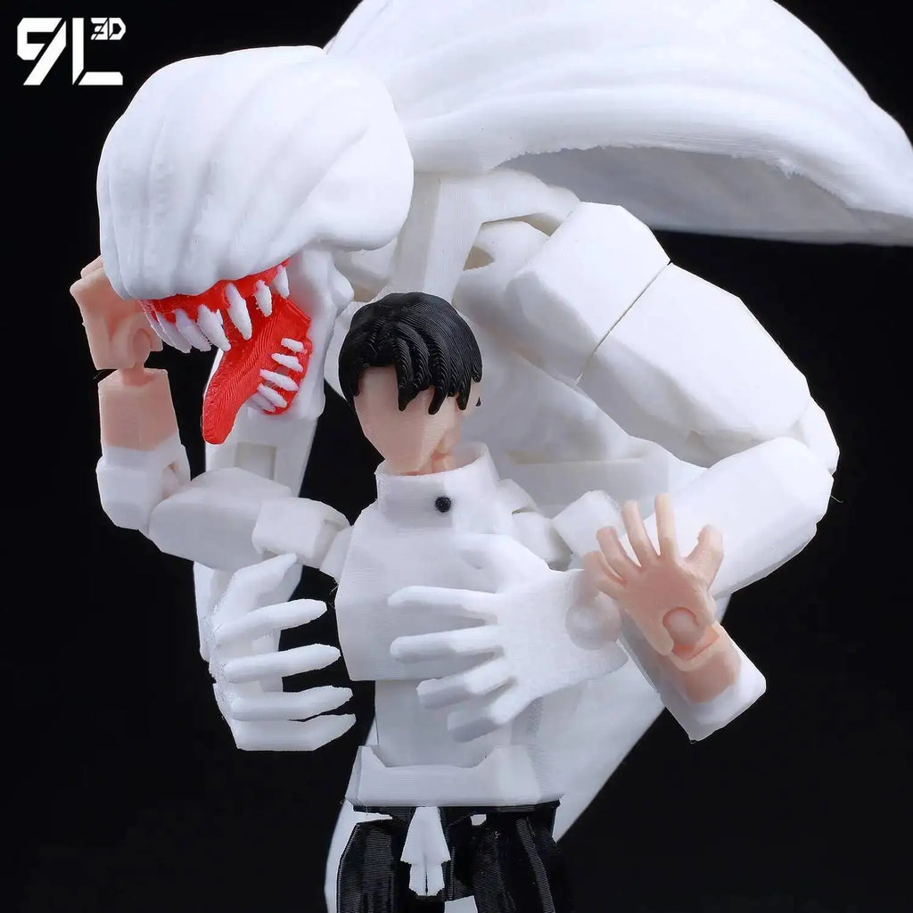 9L3D Lucky13 Gojo Sukuna Jujutsu Fushiguro Toji Gojo Satoru Actionfigur Dummy13 T13 Mehrgelenkige Sammlerstücke Titan13