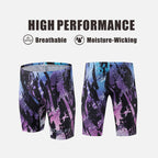 MALFC Sommer Herren Badehose Trainings-Badehose Schnelltrocknend Strand Badehose Schwimmbekleidung Sport-Tights Surf-Shorts