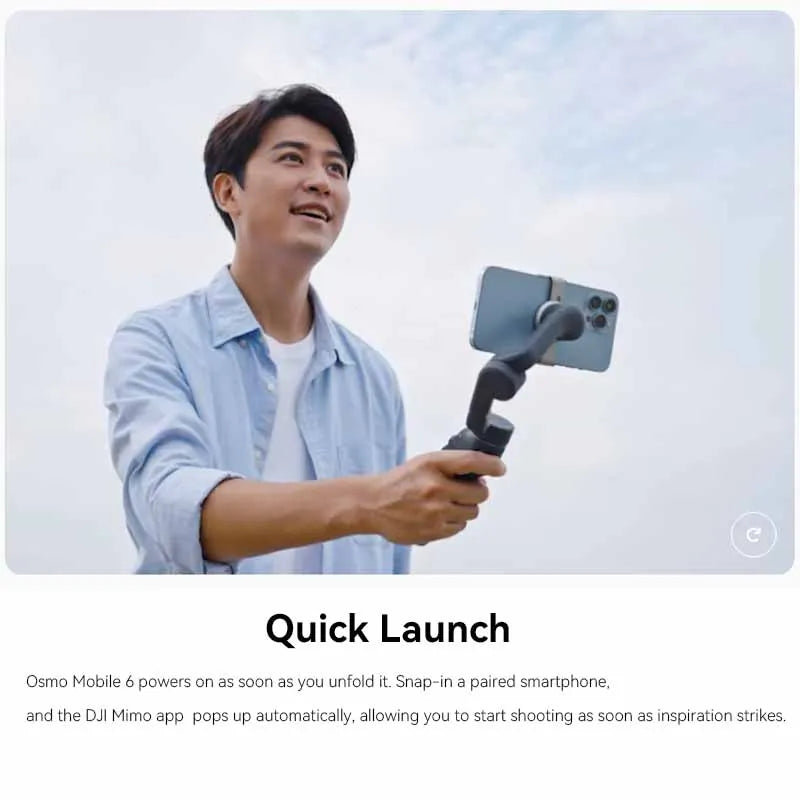 DJI Osmo Mobile 6/7/7P/8 Handheld Gimbal 3-Achsen-Stabilisierung ActiveTrack 5.0 integrierte Verlängerung Rot Originalmarke auf Lager