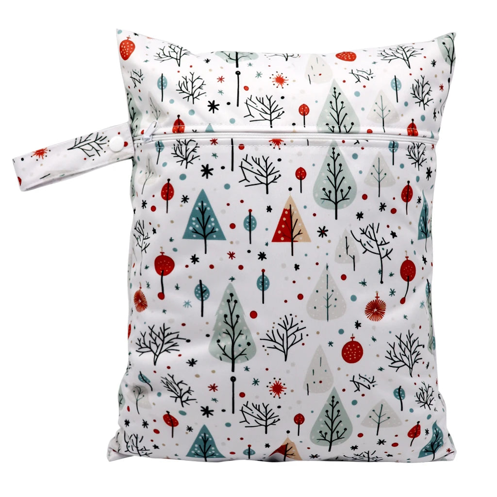 Wasserdichte Wickeltasche Windeltasche Mama Baby Umstandstasche Waschbare Reißverschluss Windel-Organizer Trockenbeutel Reisetragetasche 30x40cm