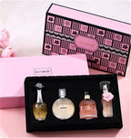 Marken-Geschenkbox 4-teiliges Set Parfüm Damen Parfum Femme 100ml Frischer natürlicher Blumenduft Spray Feminino Parfums De Mujer Originales