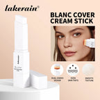 Foundation Stick Farbwechsel-Foundation mit abnehmbarem Pinsel Blanc Cover Cream Stick Farbwechselnde Basis Make-up mit hoher Deckkraft