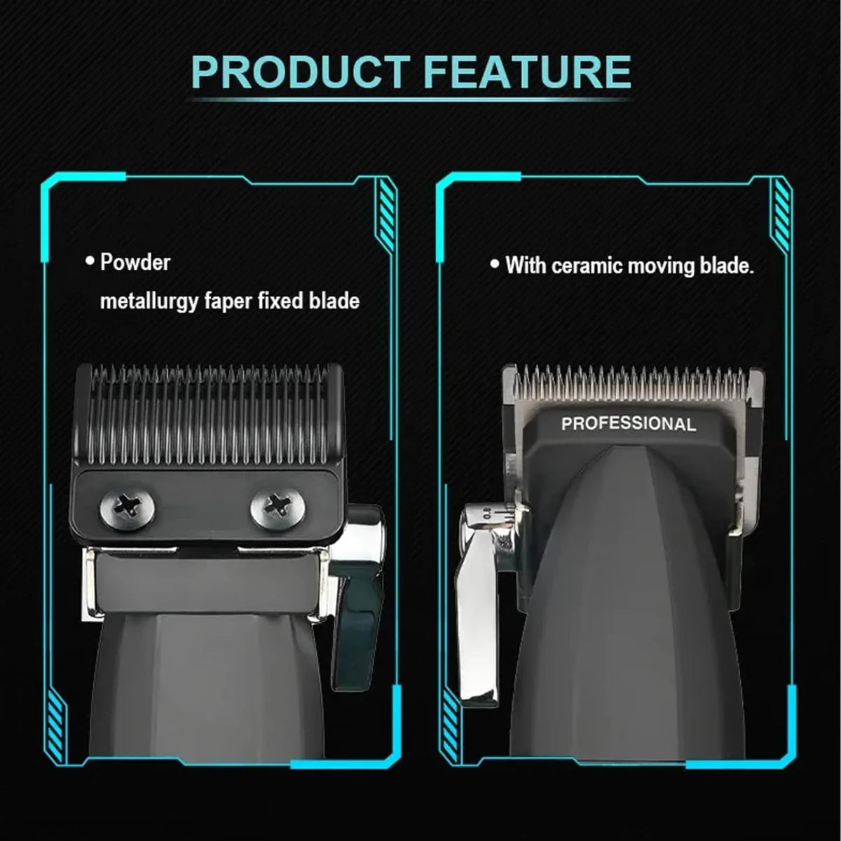 VGR Haarschneidemaschine Professionelle Haarschneidemaschine Gesichtsrasierer Friseurschere Barttrimmer Metalltrimmer für Herren V-003 V-906 V-308