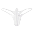 YAULAANG Sexy Herren Glanz Gay Unterwäsche Öliger G-String Tanga Glänzend niedrige Taille Hohe Elastizität Herren Dessous