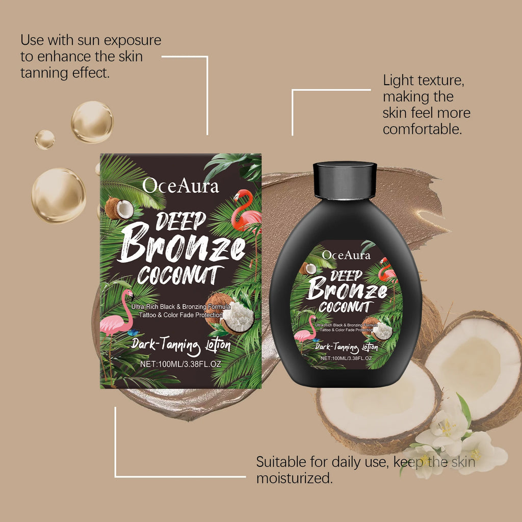 100ML Selbstbräunungslotion Tief Feuchtigkeitsspendend Nicht Fettend Für Gesunden Teint Bronzer Weizenhaut Ohne Sonne Bräunungscreme für den Sommer