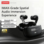 Choice Lenovo LE208 Kabellose Lederkopfhörer Bluetooth 6.0 ENC Kopfhörer Rauschunterdrückung Headset Geringe Latenz Gaming-Headset