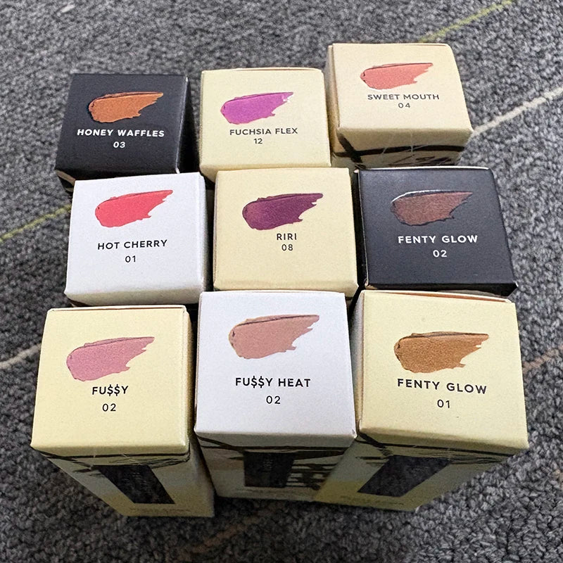 Fenty Beauty Gloss Lip Glaze Mehrfarbig Feucht Glänzend Glitzer Lippenfüller Make-up Anfänger Flüssiger Lippenstift Make-up Kosmetik