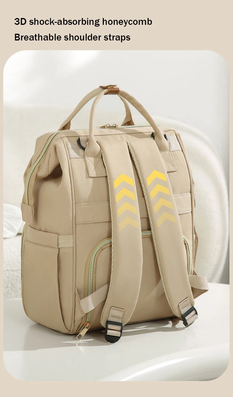 Mode Mama Rucksack Große Kapazität Wickeltasche Multifunktionale Reise Baby Tasche Mutterschaft Rucksack für Frauen Wasserdicht