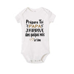Mach dich bereit, Papa, ich komme in ein paar Monaten – Ankündigung, schwanger, Baby-Bodysuit, Junge, Mädchen, Kleinkind-Strampler, Babyparty-Geschenk